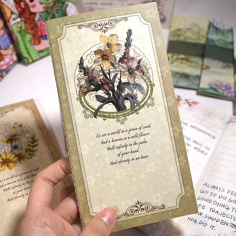 Pegatinas de paisajismo, cinta de contabilidad manual, almacenamiento de material, papel de liberación, hojas sueltas y herramientas de contabilidad manual de papel, libro de collage A4A5