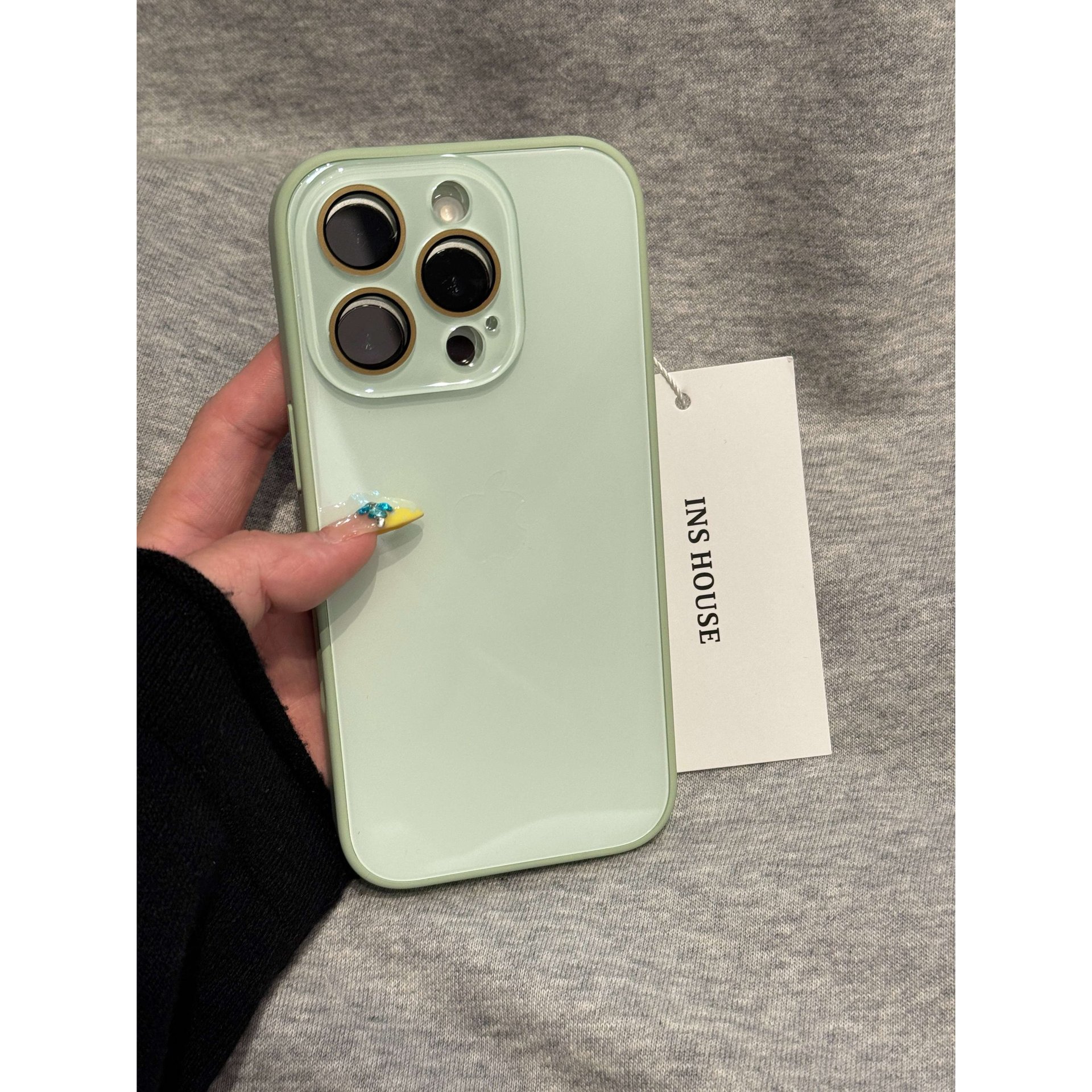 Korean-style Ins Clear Candy-colored Lens Protector Suitable For IPhone 16 Pro Max And 15 Phone Case_voghion.com