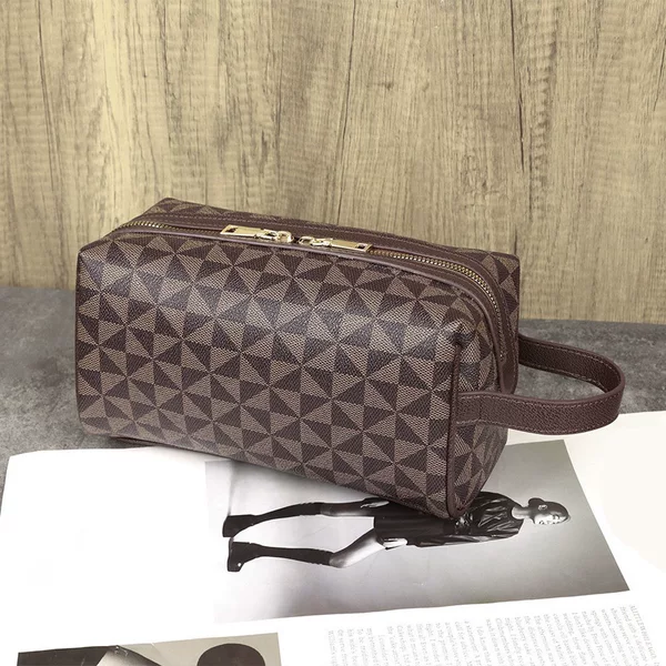 2025 Cross-Border Hot-Selling Clutch Bag for Men and Women, Lightweight Portable Storage Bag, Casual Printed Hand-Held Toiletry Bag