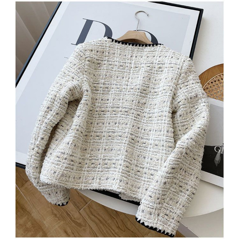 Tweed Style Jacket, French Elegant Elegant, Versatile, Light and Luxurious Texture, Tweed Style Tweed Short Jacket, Cardigan for Women