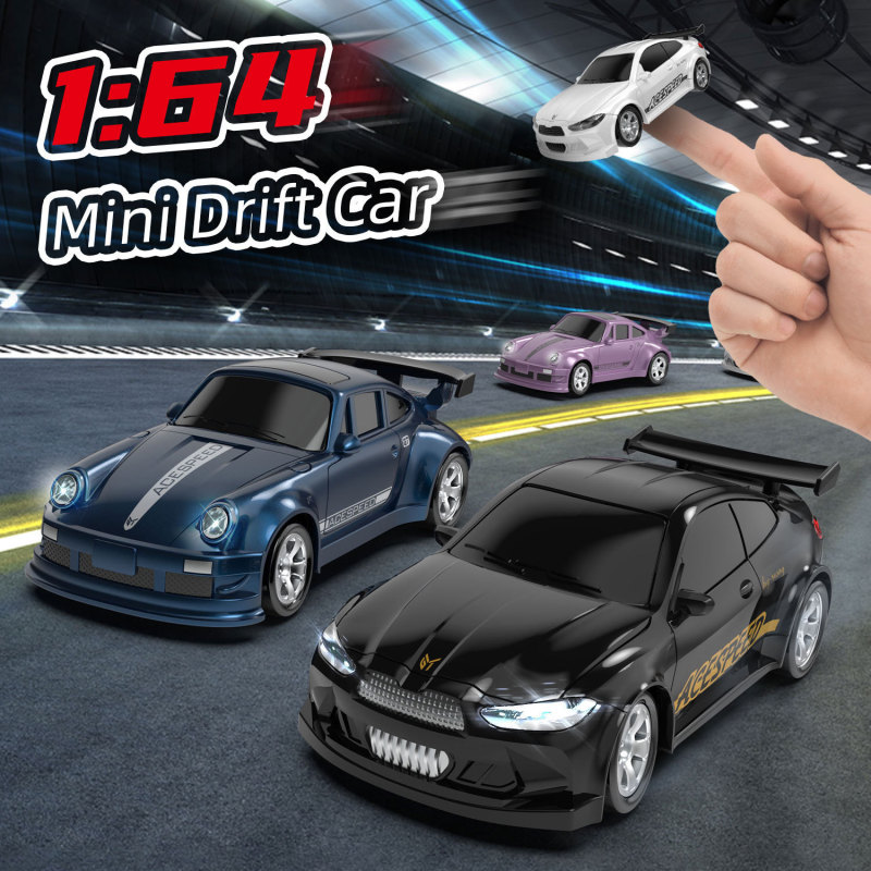 Cross-Border 1/64 Four-Wheel Drive Drift Remote Control Car Rc Desktop Mini Racing Car Adjustable Speed Internet Celebrity Pocket Car New Product Cross-Border 1/64 Four-Wheel Drive Drift Remote Control Car Rc Desktop Mini Racing Car Adjustable Speed Internet Celebrity Pocket Car New Product