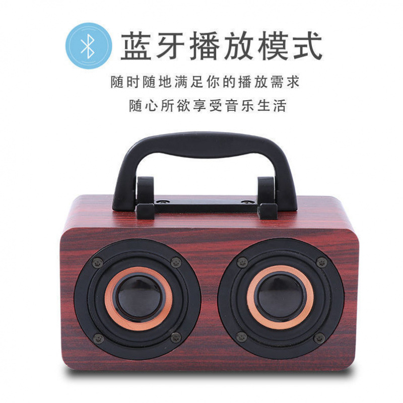 Red bluetooth sonido doble altavoz subwoofer teléfono móvil conexión bluetooth tarjeta de computadora USB portable inalámbrico altavoz