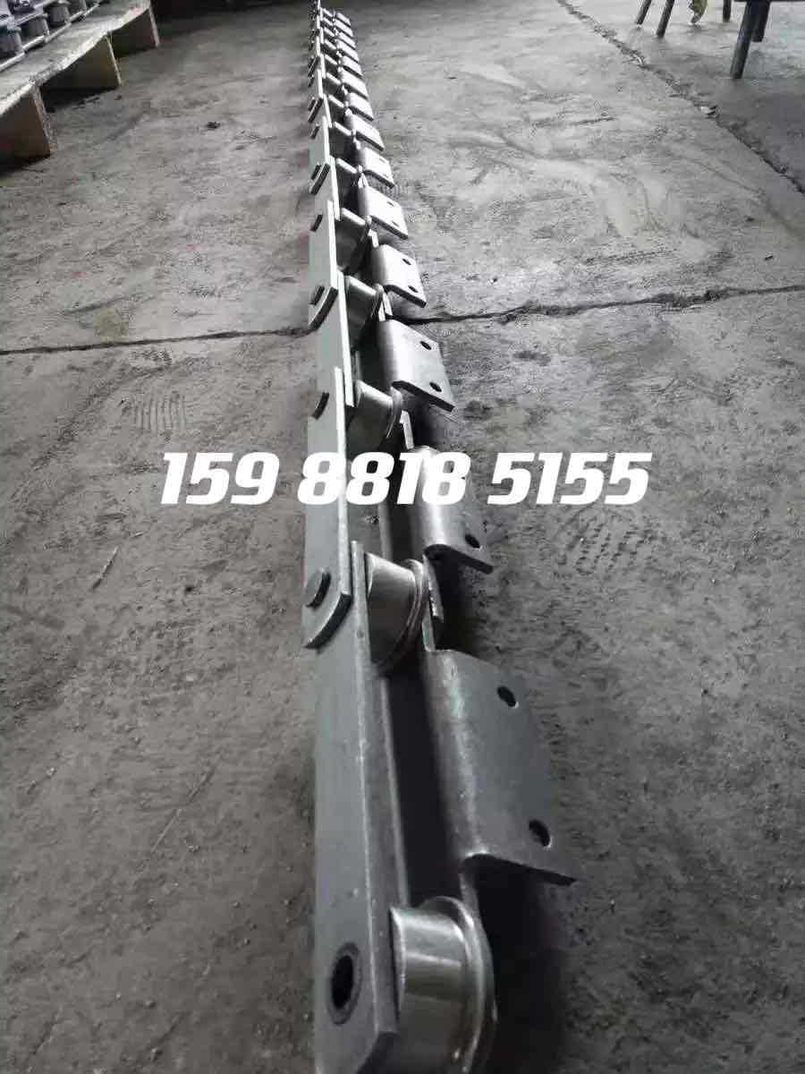 100节距链板线链条弯板输送链带耳工业机械设备链条双节距输送机