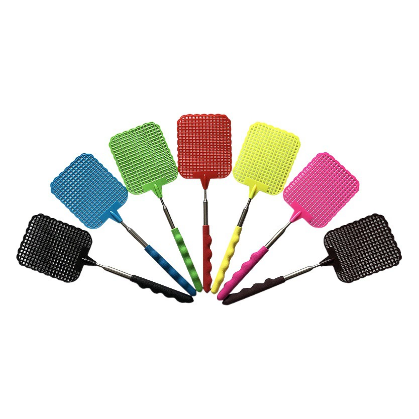 Заводская поставка выдвижной пластиковой Мухобойки 26-72 см из нержавеющей стали, несколько вариантов цвета