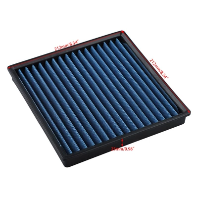 High-flow air filter increases air Air filter