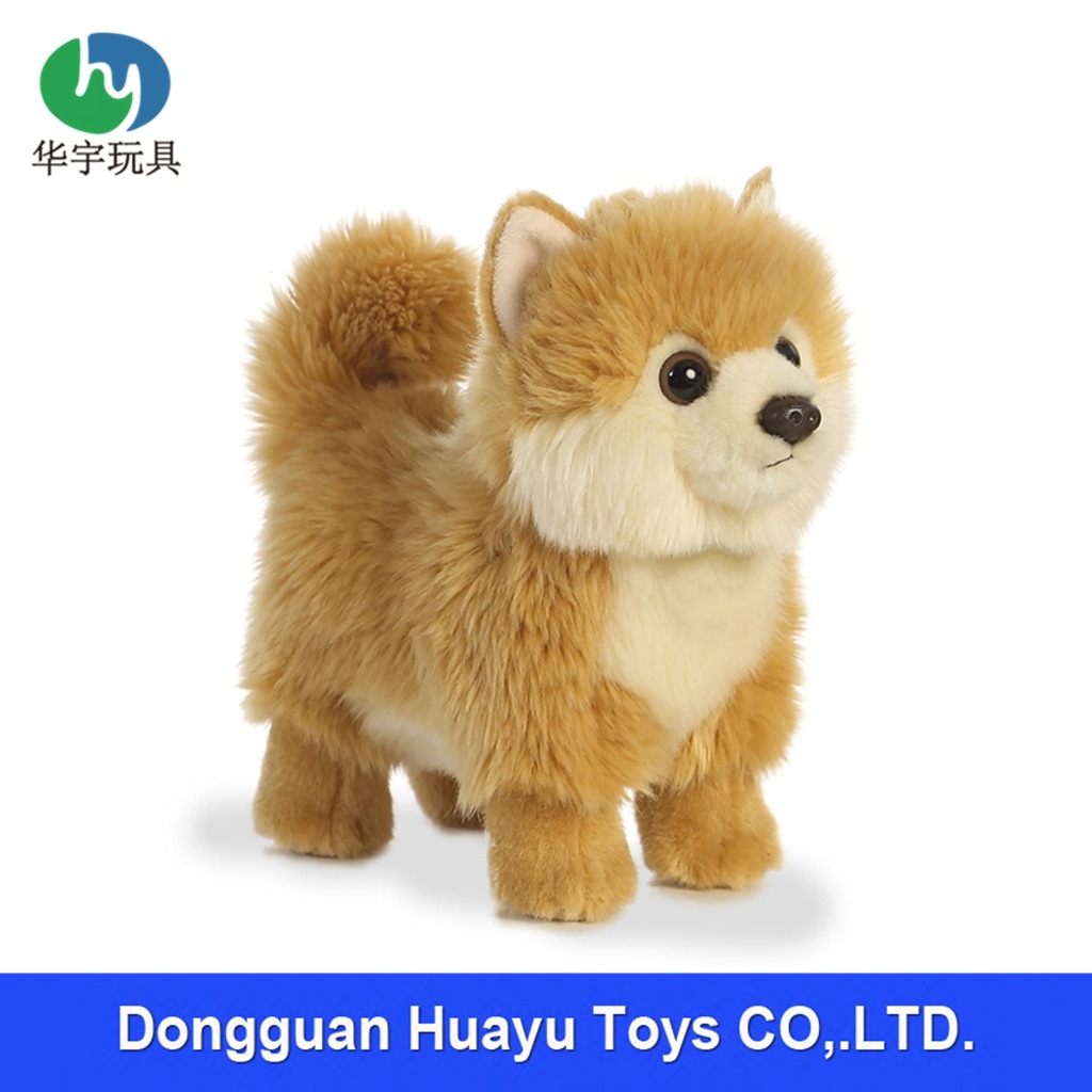 simulation Plush Dogs doll Water hair Shiba Inu Poodle Plush Doll doll customized Produce