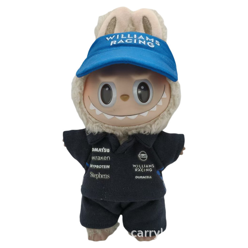 Williams Racing Williams F1 Racing Team Uniform Motorcycle Labubu Polo Shirt Labubu Baby Clothes
