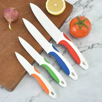 Керамический нож с цветной рукоятью, бытовой нож для фруктов и продуктов, кухонный набор ножей