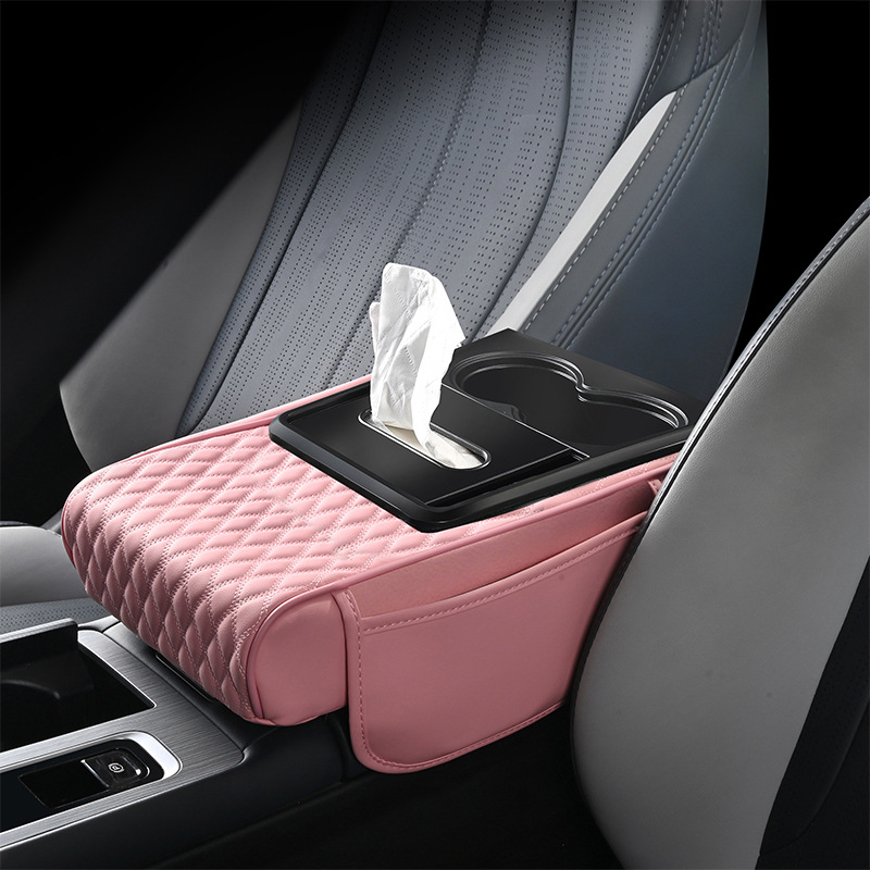 2025 Universal Car: Universal Armrest box pad - pink