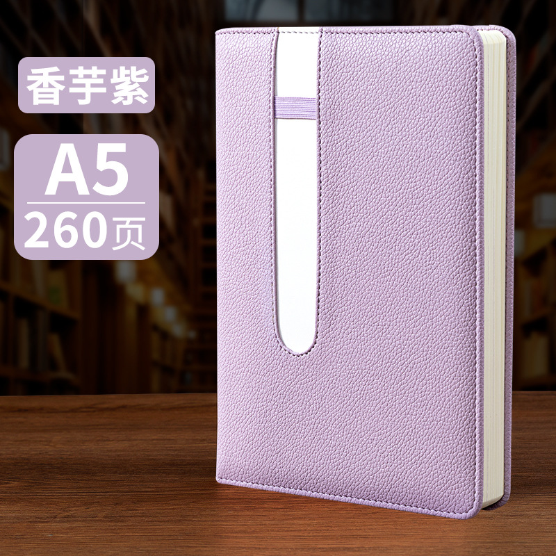 Cuaderno de negocios personalizado logotipo imprimible con hebilla de alto-Bloc de notas de aspecto engrosado alto-Cuaderno de conferencias de gama alta al por mayor