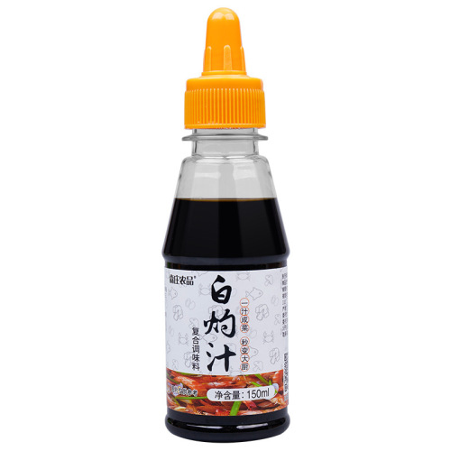 Senzhuang agricultural products boiled juice 150ml*3 bottles for household use, boiled soy sauce, cold shrimp and vegetable seasoning