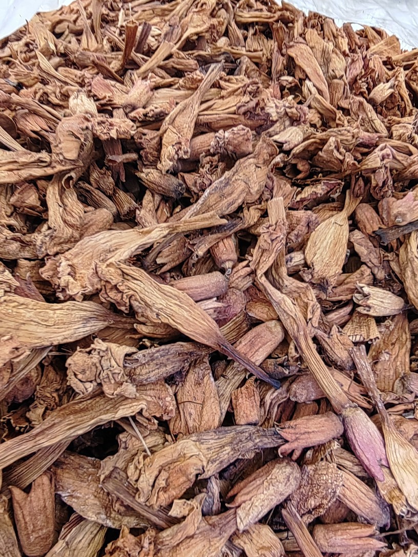 Ling Xiao Hua (Campsis grandiflora) — Dried Chinese Trumpet Creeper Flower, Food Herb in use