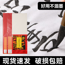 一得阁宣纸国画三尺四尺生宣纸10张装工笔画半生熟毛笔书画作品纸