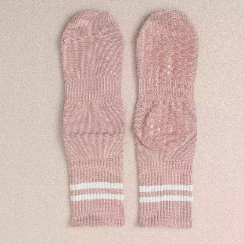 Pantalones de medias para niños y niñas, puntos antideslizantes, pantalones de medias para interiores, calcetines deportivas paralelas casuales coreanas al aire libre.