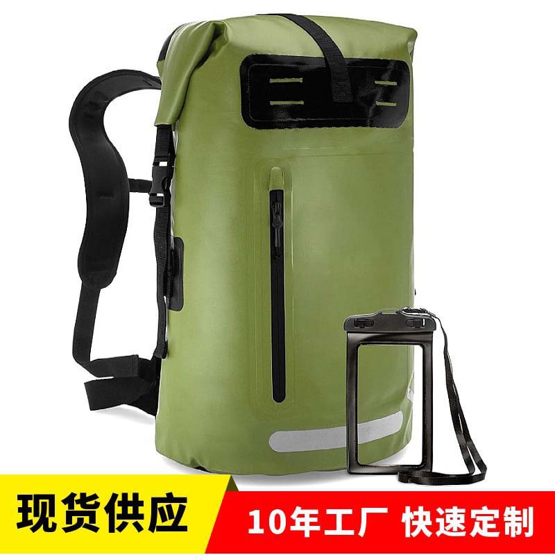 Mochila Impermeable para Exteriores de PVC, Impermeable, Transpirable, Resistente al Desgaste, para Camping y Montañismo image 4