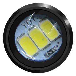 Автомобиль светодиодный орлиный глаз свет заднего хода 5730 3SMD модифицированный номерной знак свет мотоцикл указатель поворота Стоп-сигнал