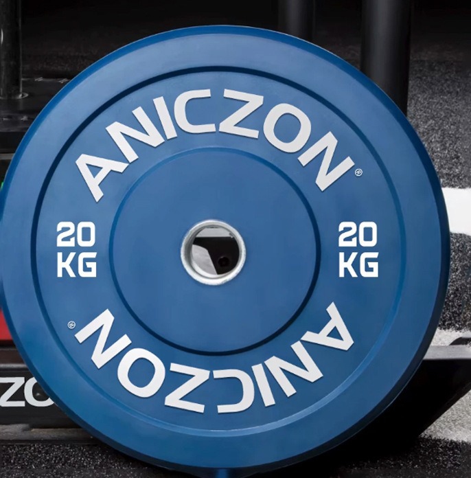 Barbell competitiva PU color envoltura barbell gimnasio fuerza comercial mano agarrar barbell volador profesional