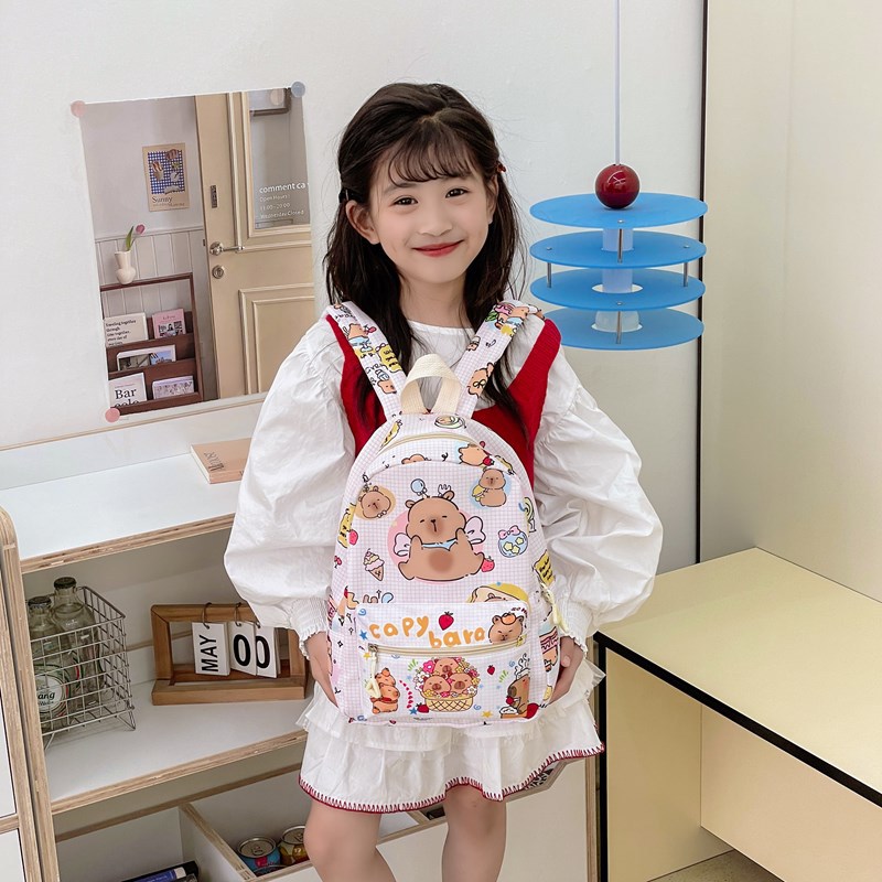Mochila de dibujos animados japoneses para niños y niñas