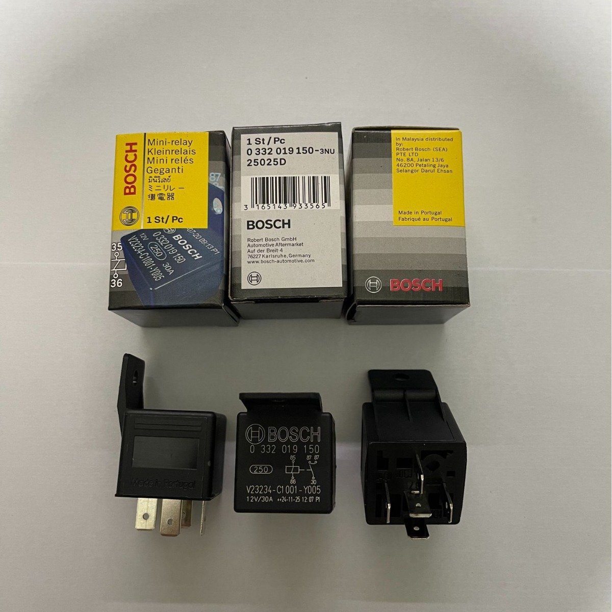 博世汽车继电器V23234-C1001-Y005博世继电器0332019150