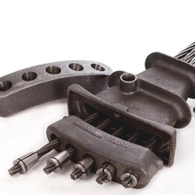 锚板 球铁 灰铁 桥梁配件  后张力桥梁配件 铸铁扁锚  支持出口