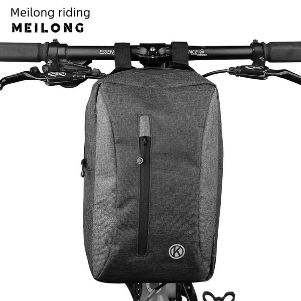 Meilong Bicycle Bag Mountain Bike Handlebar Bag Backpack Folding Bike Riding Gear Delivery Bike Front Bag