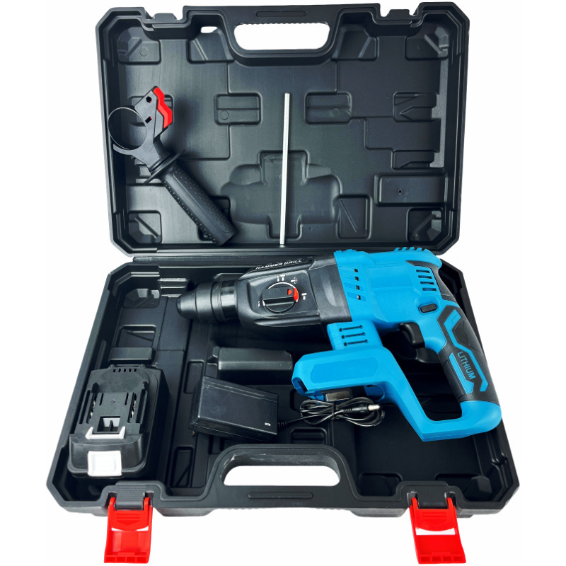 Entrega en 48 horas Mutian 26B martillo eléctrico de litio de alta potencia grado industrial recargable luz martillo eléctrico de litio