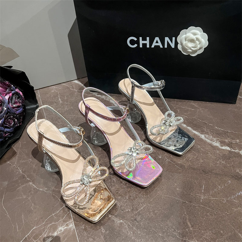 F8733 750K GIÀY CAO GÓT NỮ GUATDU THẮT NƠ BƯỚM GẮN ĐÁ GIÀY DÉP NỮ G02 SẢN PHẨM MỚI