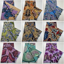 African Grand super wax Glitter Quality tissu洒金闪光蜡染布