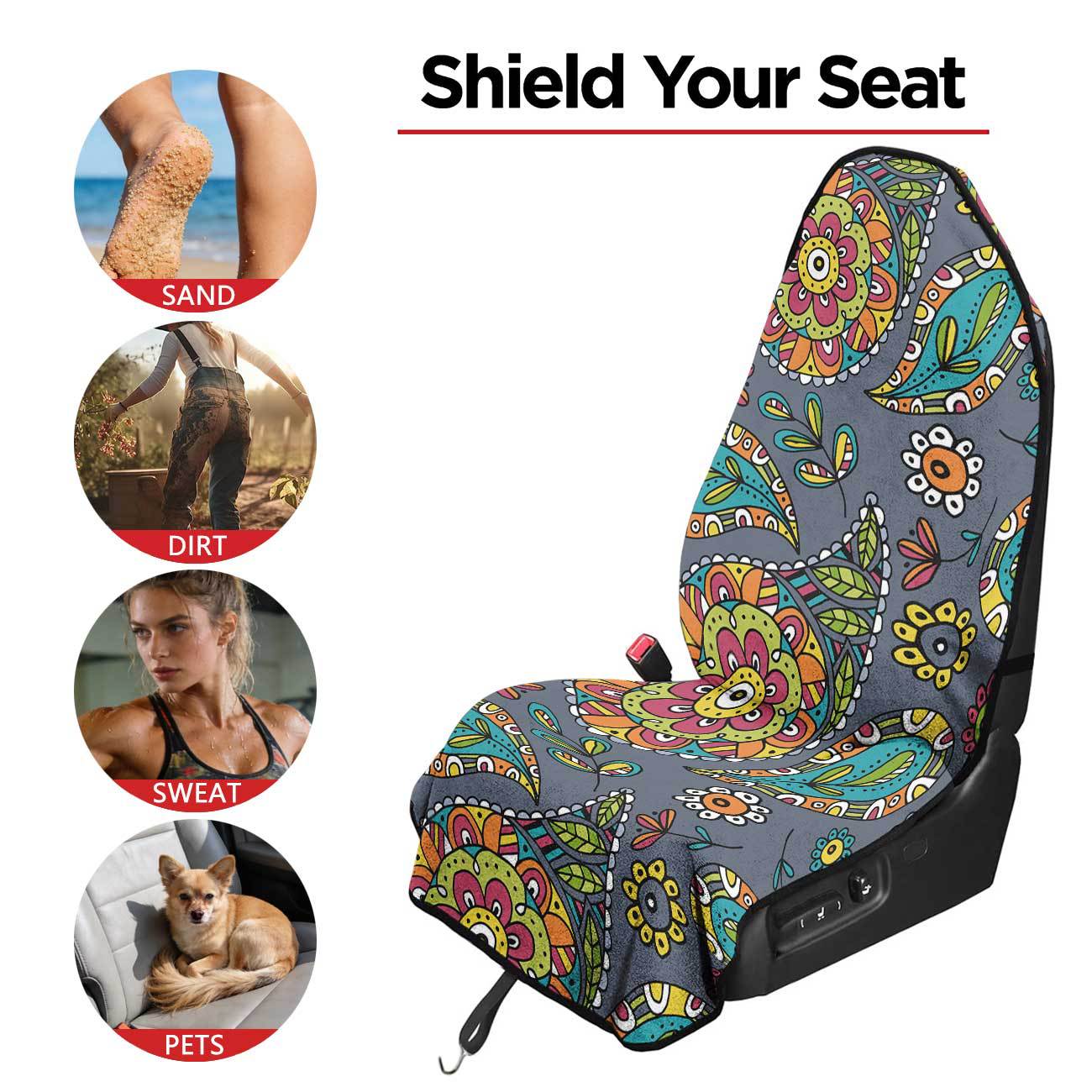 Car seat towel cover, front seat protector, suitable for gym and exercise, universal for all seasons, car use 169