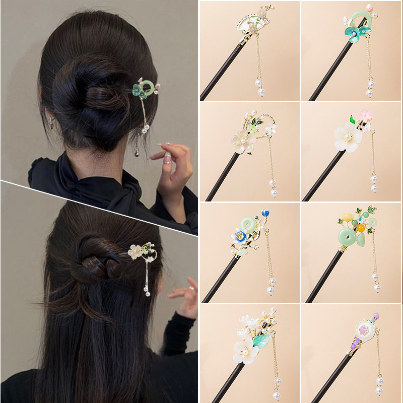 古風ヘアピンが無事にフリンジステップでヘアピンを揺らします。|undefined