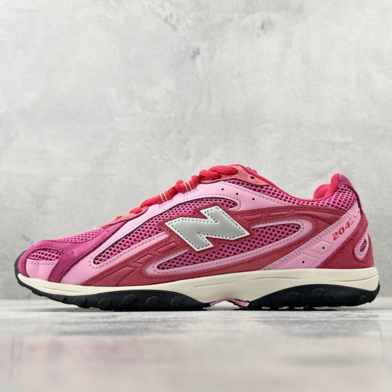 Pure Original Nb204L Men's and Women's Sports Shoes Retro Versatile Casual Running Shoes Shock-Absorbing Wear-Resistant Commuter Couple Sports Shoes