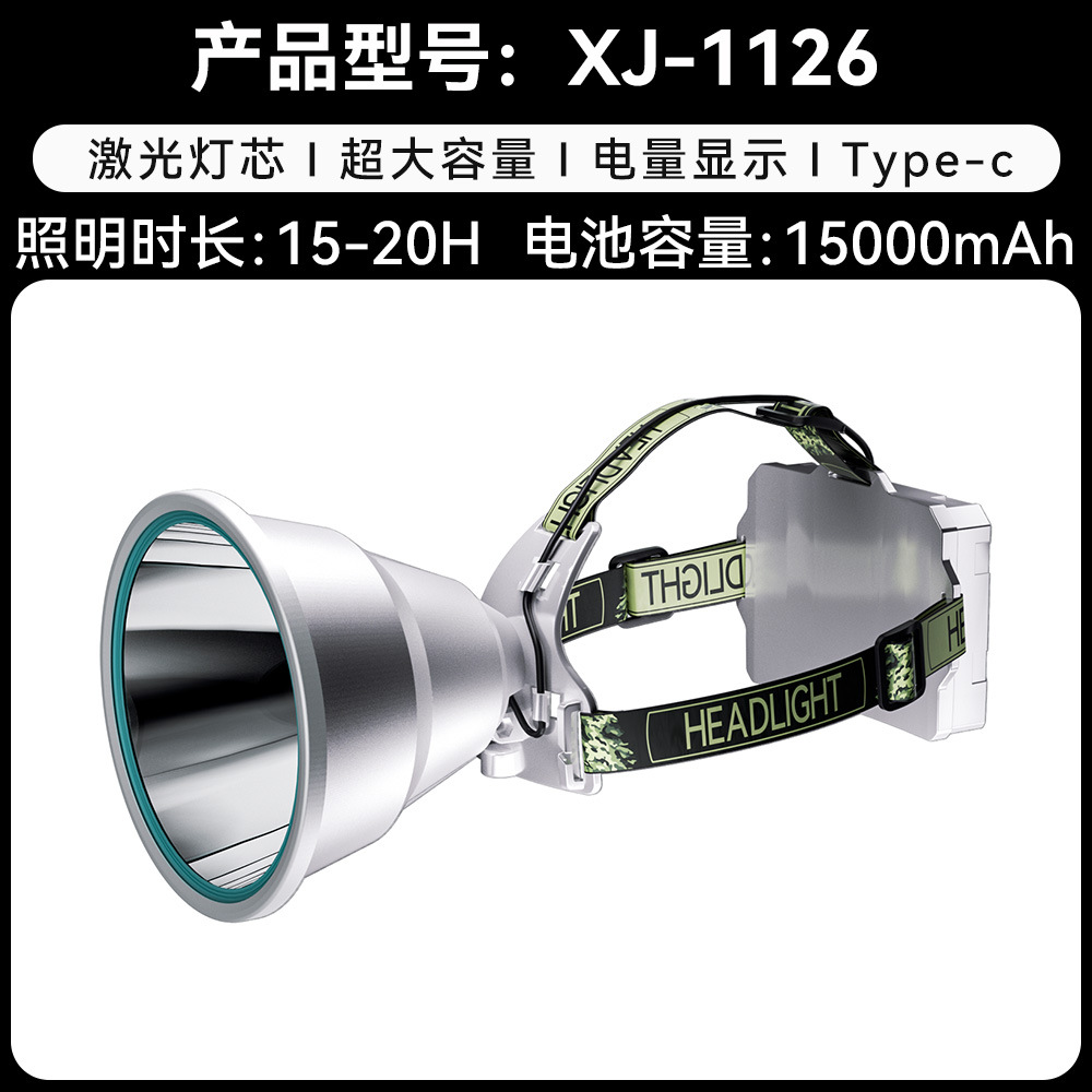 1126 200WT300 레이저 심지 LCD 디스플레이 15000mAh, 배터리 수명 15-30시간