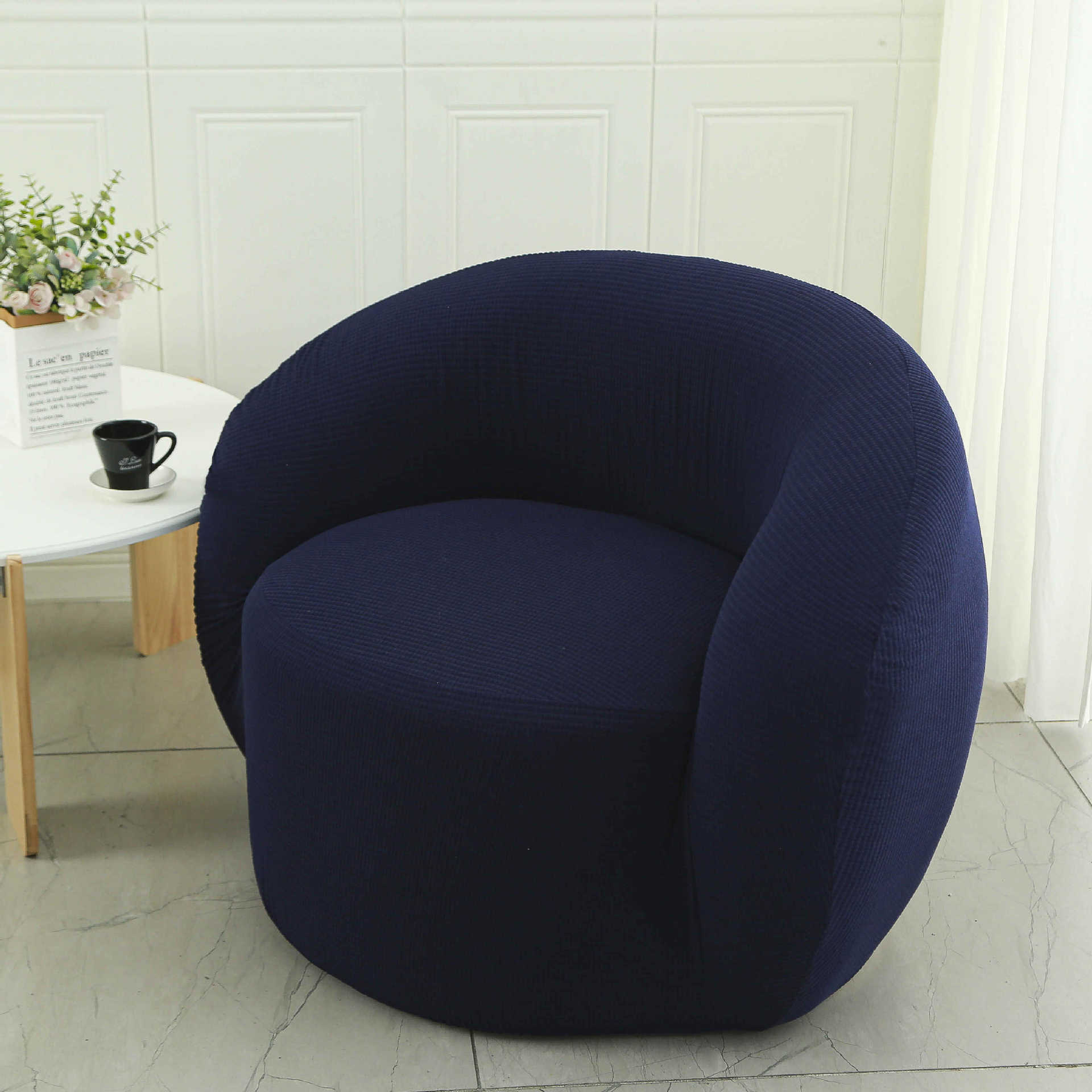 Cubierta de sofá y silla Cubierta de sofá de balcón de dormitorio individual de lana de cordero perezoso Cubierta de silla de sala de estar sencilla y cómoda