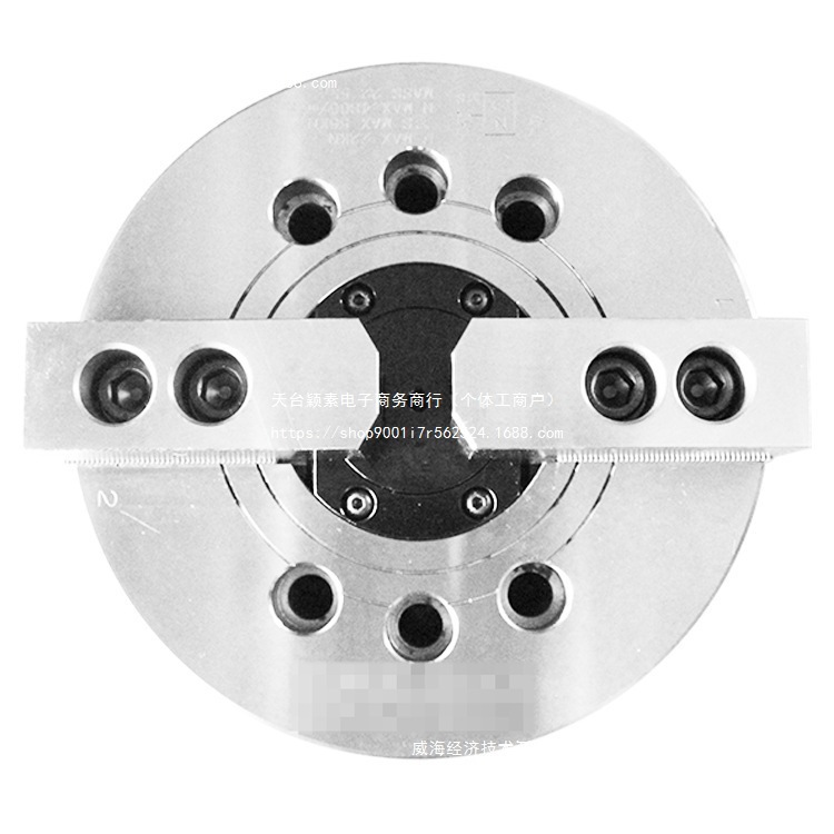 液压卡盘三爪中空6寸8寸10寸12寸液压站油缸车床高精中实油压夹头