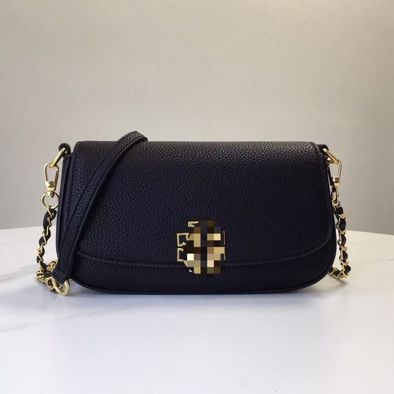 H New Curved Chain Shoulder Bag, Retro Fashion Flap Underarm Bag, Hand-Held Cross-Body Commuter Bag