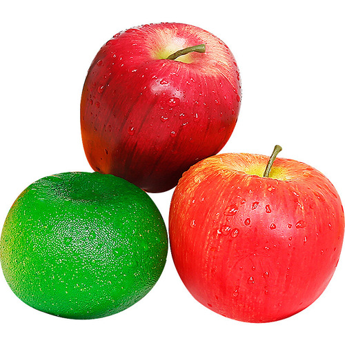 Plastic fake fruit 9cm, simulation fruit vegetable food photography props, preschool model, Yiwu handicrafts