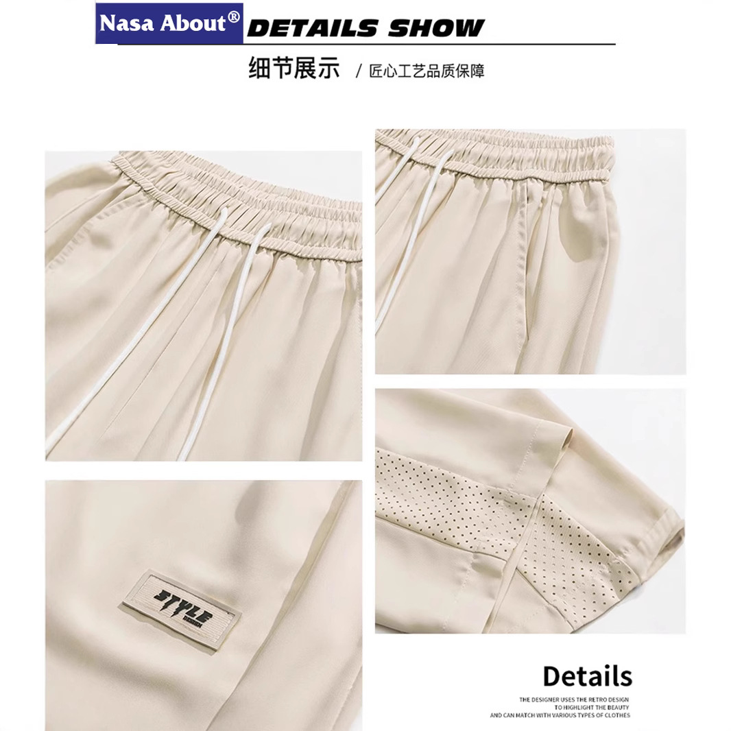 Summer thin quick dry comfortable cooling breathable trousers
