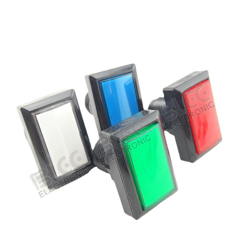 Rectangular game console, plastic button with light, switch key with accessories, x33