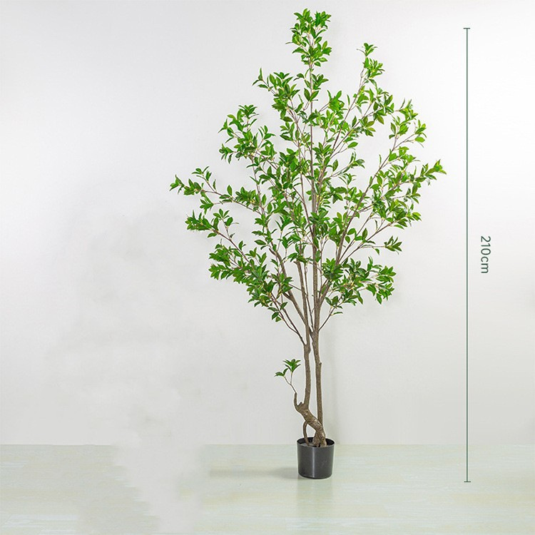 緑植馬酔木室内客間に偽の枝葉を飾る緑植着地装飾シミュレーション植物鉢植え|undefined