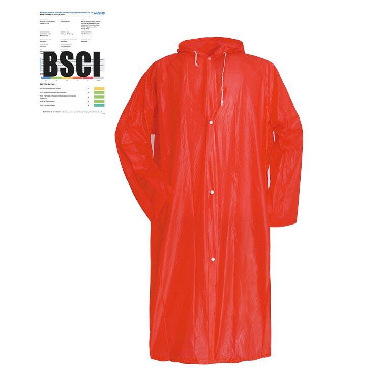 Solid color PVC raincoat gown with pocket, with cap rope, men's raincoat women's raincoat for travel m Solid color PVC raincoat gown with pocket, with cap rope, men's raincoat women's raincoat for travel m