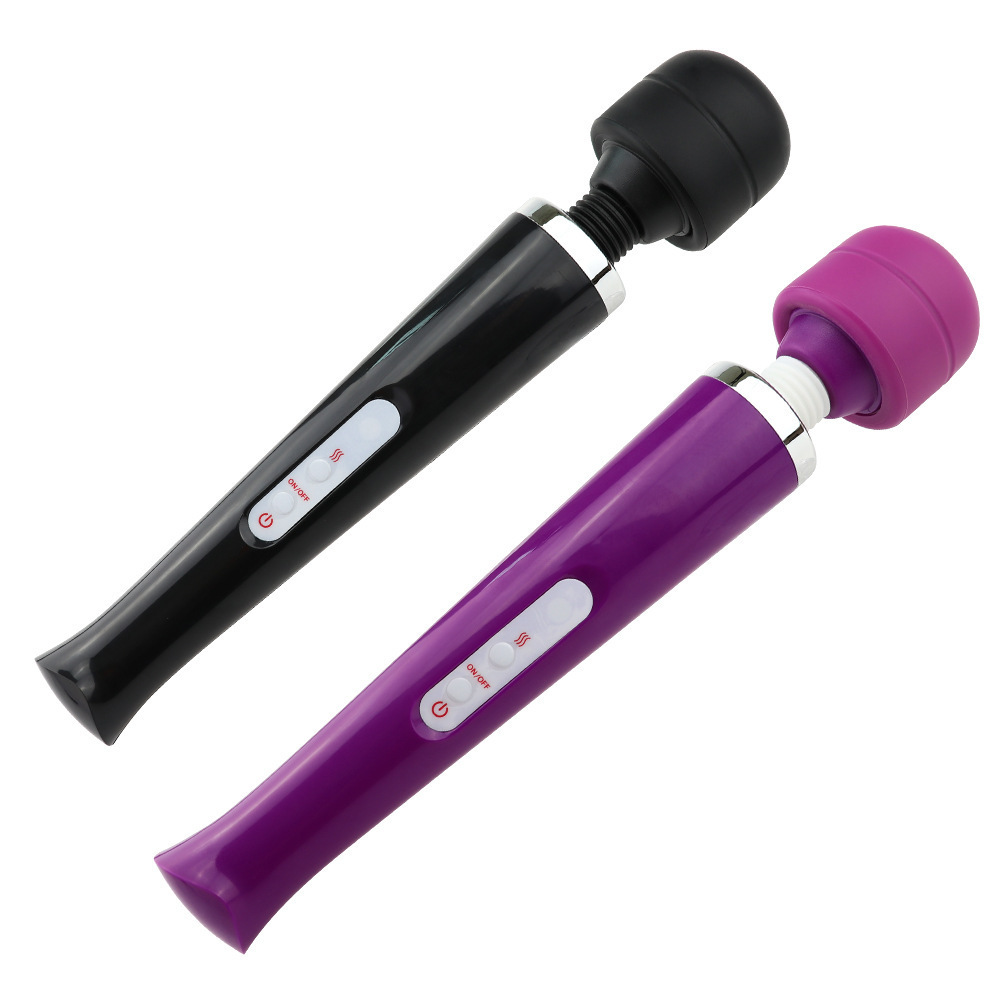Rechargeable AV Vibrator Massage Stick, ABS Body, Under 50 dB, White — detail image 10