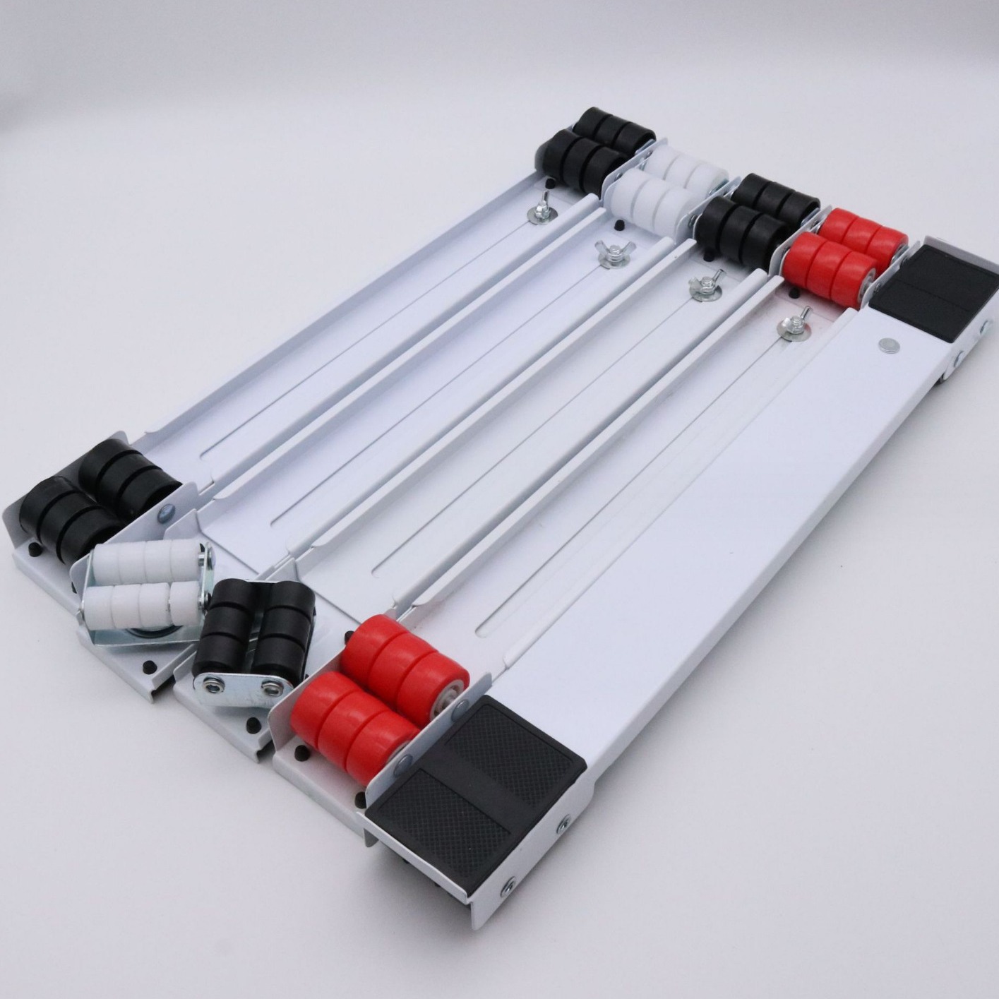 厂家通用冰箱洗衣机金属可调节移动支架家具搬家器移动底座滑轮