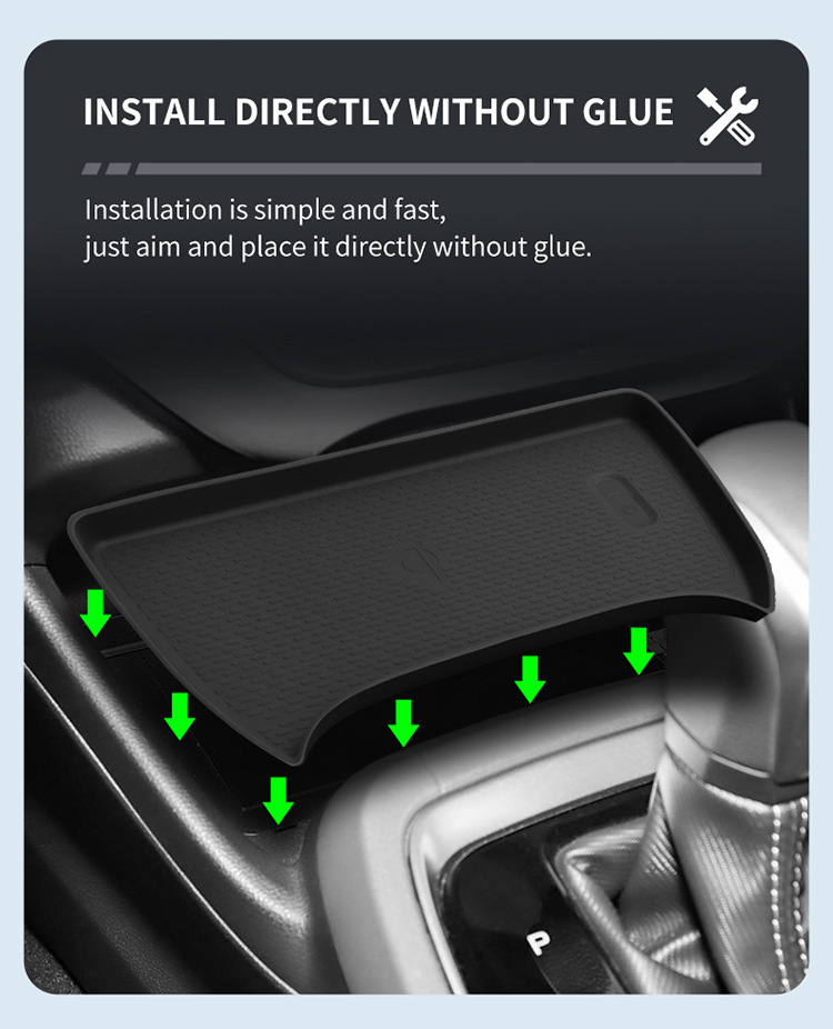 Suitable for 25 Subaru Crosstrek Central Control Wireless Charging Silicone Anti-Slip Mat Car Supplies Modification
