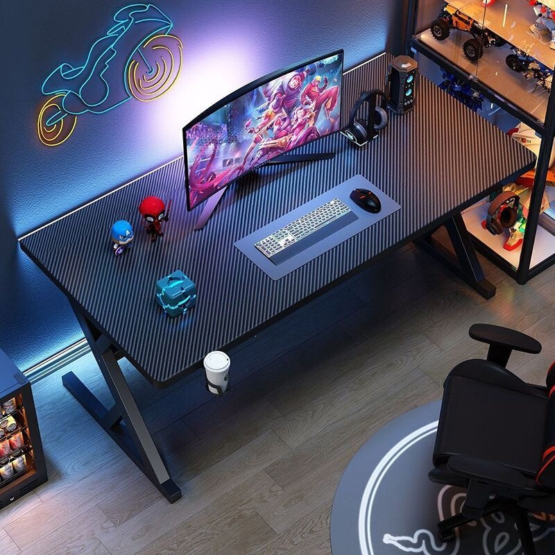 E-sports table, desktop computer table, home bedroom desk, office desk, thickened carbon fiber table, e-sports computer table E-sports table, desktop computer table, home bedroom desk, office desk, thickened carbon fiber table, e-sports computer table