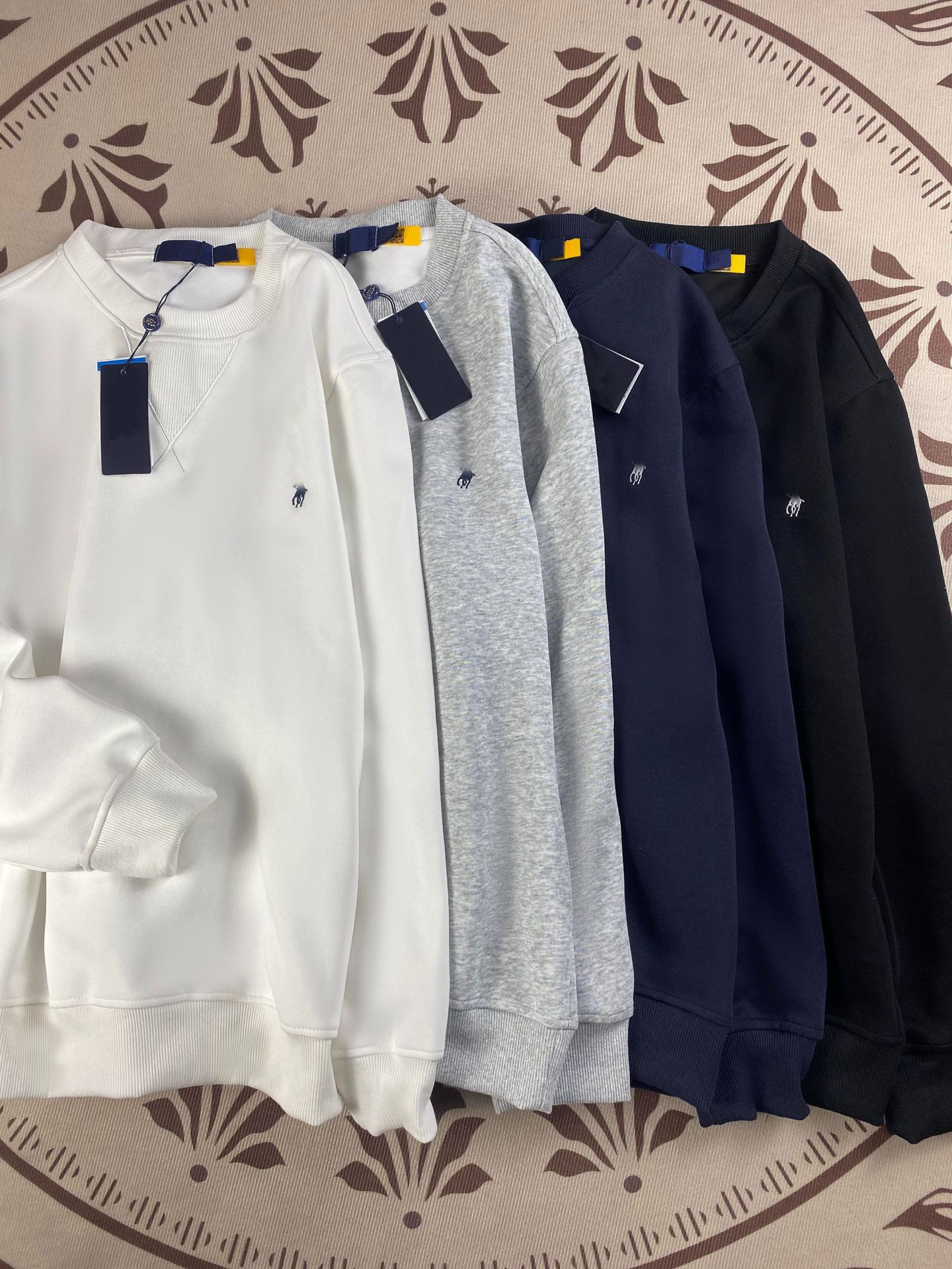 Ralph Lauren pambıq sviter və uzunqol köynək