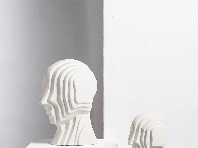 Interdimensional Head Statue - Gold Large