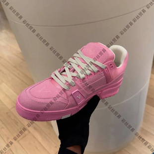 L donkey brand trainer new powder Denim candy color lovers shoes solid color leisure sports daddy shoes