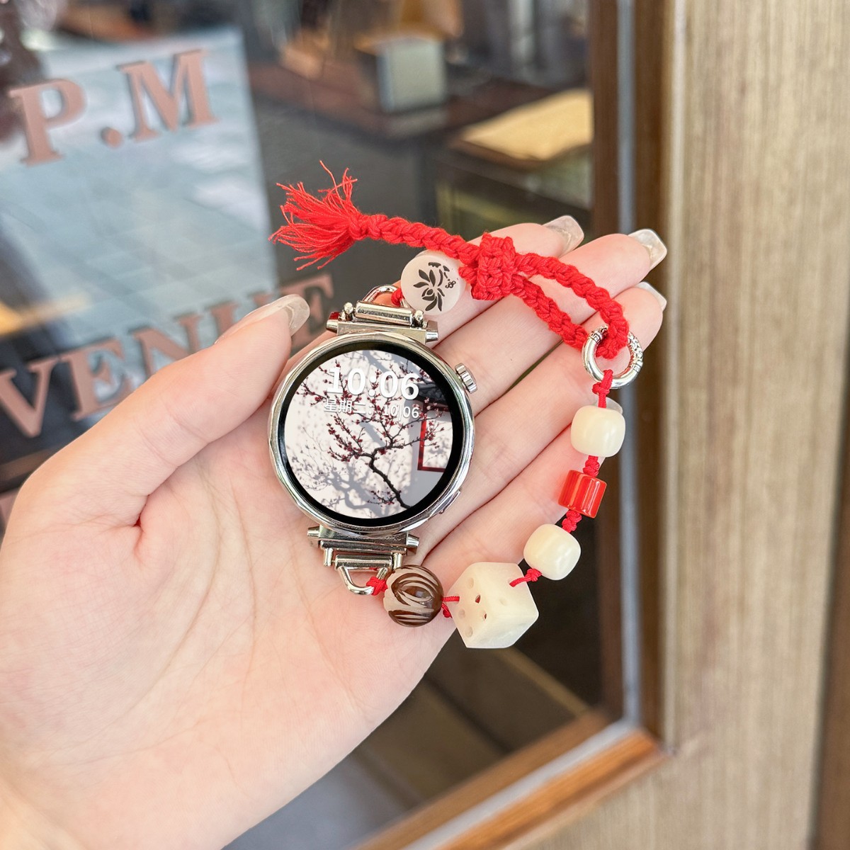 Suitable for Oppowatchx2Mini Women's Watch Strap Exquisite Dice Watch4Pro Watch Wristband Classy Summer