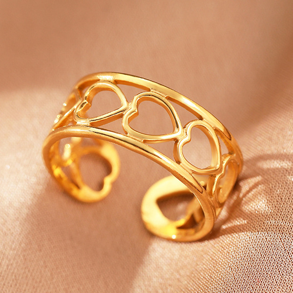 one size ring stainless steel hip-hop style