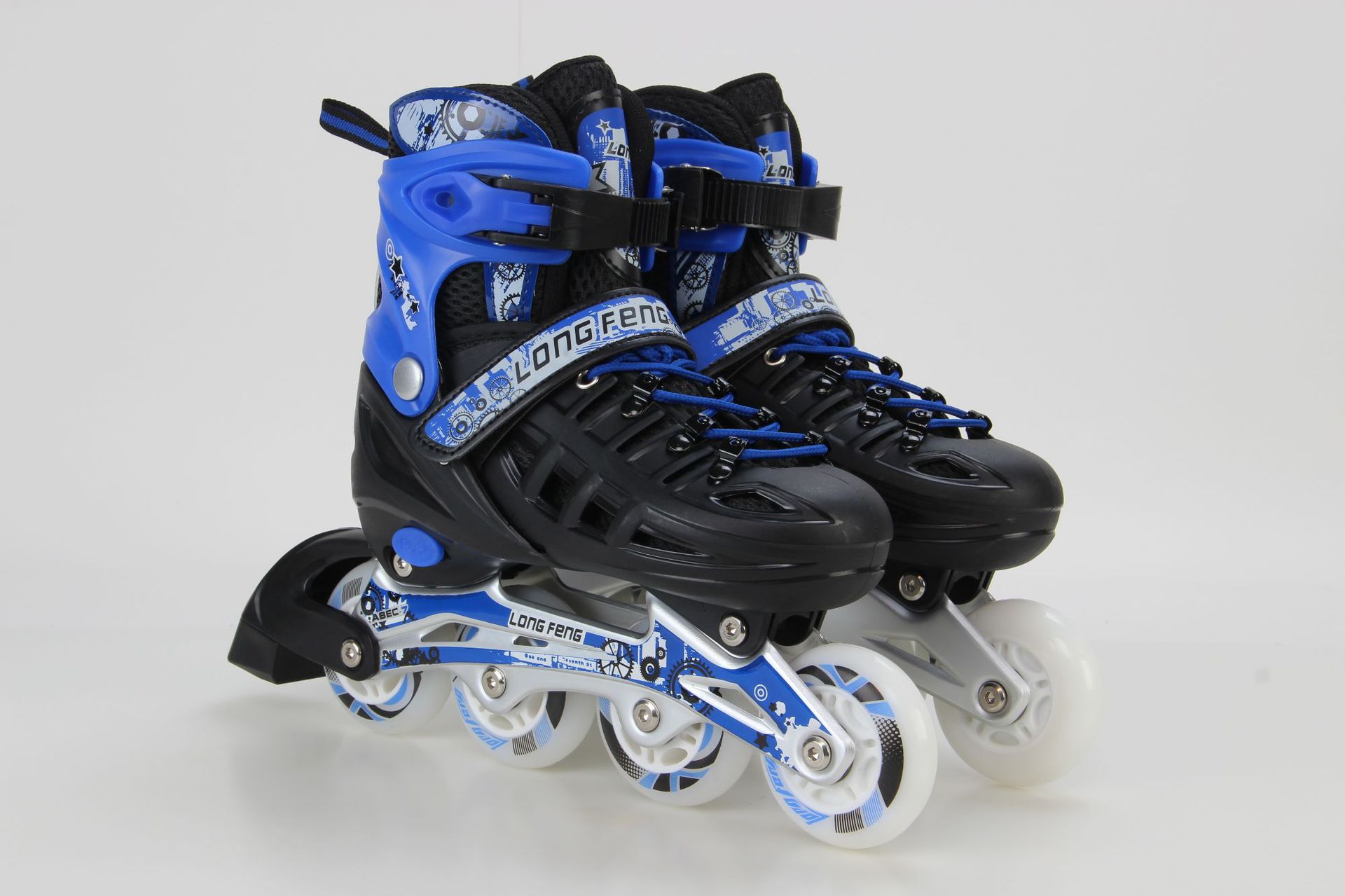 Pattini in linea per adulti e bambini, set completo per principianti, pattini a rotelle unisex professionali per studenti universitari_voghion.com